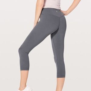 Lululemon Align Crops. Size 6. Color is Nebula.